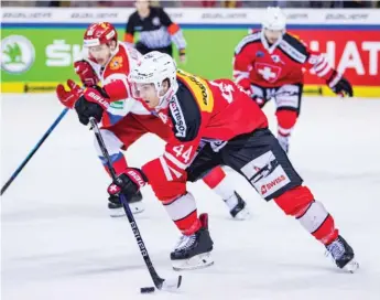  ?? GETTY IMAGES ?? Pius Suter earned league MVP honors while playing in the Swiss league in 2019-20.