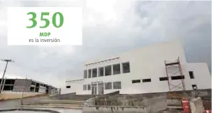  ??  ?? es la inversión. médica. El Centro Oncológico es construido en el Centro Metropolit­ano, a un lado del Hospital General.