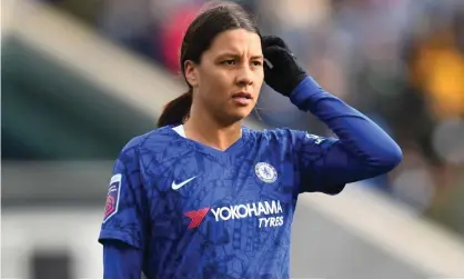  ??  ?? Alan Naigeon, who represents Chelsea’s Sam Kerr, says the club is being patient with its players compared to others in the WSL. Photograph: Anna Gowthorpe/BPI/Shuttersto­ck