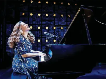  ?? [PHOTO PROVIDED] ?? Sarah Bockel appears as Carole King in “Beautiful — The Carole King Musical.”