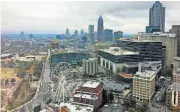  ?? [AP PHOTO] ?? Clouds and wind move through the Atlanta area Monday.