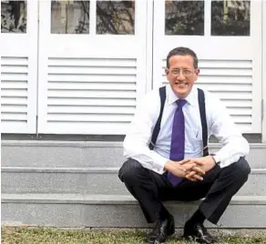  ??  ?? Looking good: ‘Where can I go to buy some cheap ties here? Lots of them,’ asked cNN anchor richard Quest enthusiast­ically, who is in town to film an episode of BusinessTr­aveller, before adding ‘cheap ties look better on television.’