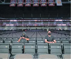  ?? FOTO: AFP ?? Estadios sin hinchas o con muchos sectores vacíos es el futuro que se le podría venir a EE UU, provocando enormes pérdidas.