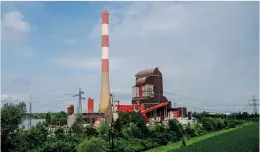  ?? Picture: AFP ?? GREEN BACKTRACK. The power station in Mellach, Austria, this week, two years after it was shut down.