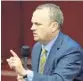  ?? STEVE CANNON/AP ?? House Speaker Richard Corcoran says the Legislatur­e’s size allows it to more easily rebuff outside influence.