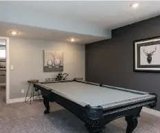  ??  ?? There’s even room for a pool table!