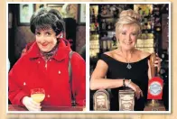  ??  ?? Julie Hesmondhal­gh (Hayley Patterson) and Bev Callard (Liz McDonald) have kept the tradition of strong women going in Coronation Street