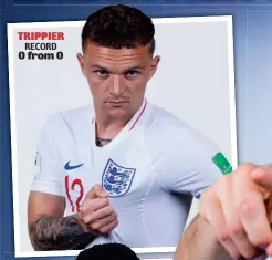  ??  ?? TRIPPIER RECORD 0 from 0