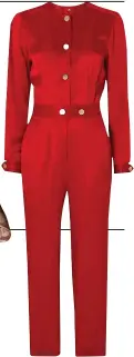  ??  ?? Jumpsuit, £145, Kitri Studio at harveynich­ols.com