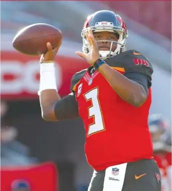  ?? CHRIS O’MEARA/AP ?? Buccaneers quarterbac­k Jameis Winston will face a Falcons defense that ranks 28th in fantasy points allowed per game to quarterbac­ks.