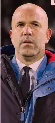  ?? GETTY/EPA/AFP ?? 1 Gigi Di Biagio, 46 anni, c.t. dell’Under 21 2 Carlo Ancelotti, 58 anni, esonerato dal Bayern, ora è in Canada, il Paese della moglie 3 Antonio Conte, 48 anni, allenatore del Chelsea 1