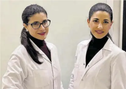  ?? CEDIDAS ?? Las protagonis­tas
Miriam y Yasmin Al Adib, doctoras galardonad­as.