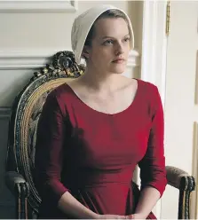  ?? BRAVO ?? Elisabeth Moss is nominated for best actress in a drama for her role as Offred in The Handmaid’s Tale, after being shut out for her role on Mad Men for years. Maybe it’s finally her moment to shine.