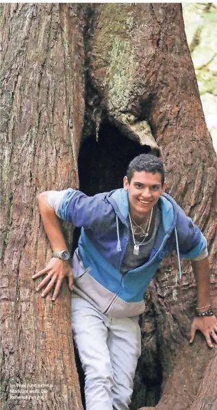  ??  ?? Im Wald fühlt sich Kai Markram wohl. Die Ruhe tut ihm gut.