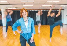  ?? ?? DANCING QUEEN: Dr Ineke Vergeer has researched the impacts of conscious dance.