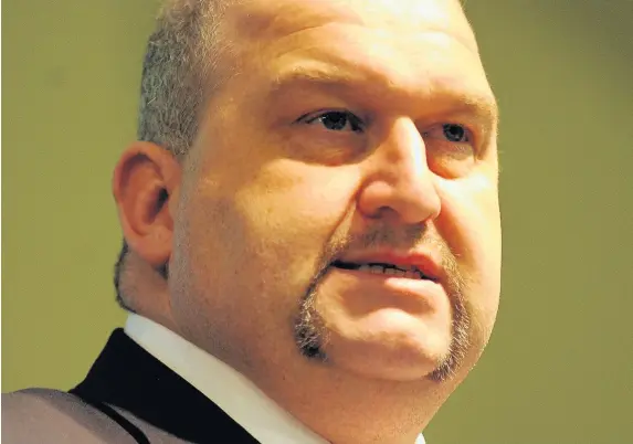  ??  ?? > Carl Sargeant, 49, is understood to have taken his own life four days after being removed from his role as Cabinet Secretary for Communitie­s and Children