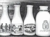  ?? File photo ?? Drinking fresh milk didn’t become widespread until easy access to refrigerat­ion became available in the late 19th century.