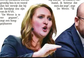  ??  ?? GWENDOLYN RUTTEN
Open Vld “Wij varen een positieve koers en laten ons niet opjagen.”