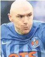  ??  ?? INSPIRED Striker Sammon