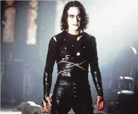  ?? File photo ?? Blanks were supposed to be in the gun that killed Brandon Lee on “The Crow” set.