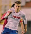  ?? ?? Talento Hajduk Stipe Biuk, 20 anni, cresciuto nell’Hajduk Spalato