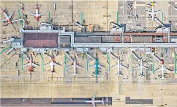  ??  ?? Expansion at Gatwick Airport, above, and also at Heathrow, is vital to the economic future of the country