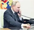  ?? ?? President Putin said the perpetrato­rs were detained heading towards Ukraine