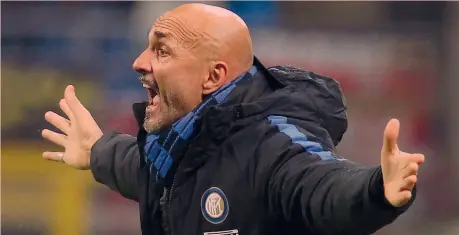  ?? ANSA ?? Luciano Spalletti, 59 anni, prima stagione all’Inter. E’ arrivato dalla Roma (portata al secondo posto) nel giugno dell’anno scorso