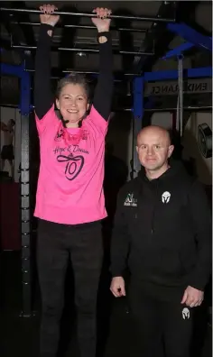  ??  ?? Caragh Daly is hanging tough with trainer Sean Nolan.