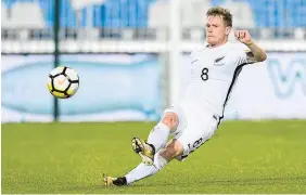  ?? Photosport.nz ?? The capital beckons for Michael McGlinchey and the All Whites.