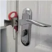  ?? ?? A portable door lock. | Pinterest