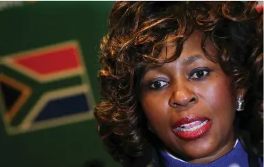 ?? PICTURE: REUTERS/SIPHIWE SIBEKO ?? UNCERTAINT­Y: The battle for control of the African Democratic Change (ADeC) is hotting up with questions being raised about the whereabout­s of its leader Makhosi Khoza.