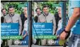  ?? Foto: Hoppe, dpa ?? Das neue CSU Plakat.