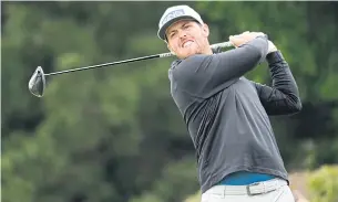  ?? AFP ?? Mito Pereira plays a shot in the third round of the PGA Championsh­ip at Southern Hills in Tulsa, Oklahoma.