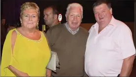  ?? Photo by Christy Riordan ?? LEFT: Bridget Brennan, Pat Clifford and Joseph Brennan at the Cahersivee­n Festival.