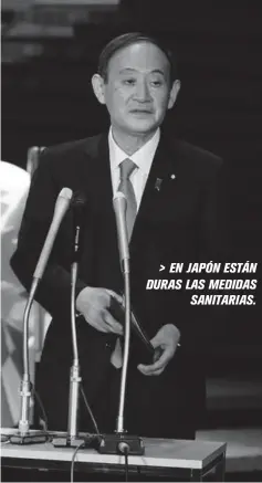  ??  ?? > EN JAPÓN ESTÁN DURAS LAS MEDIDAS SANITARIAS.