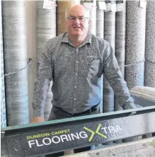  ??  ?? Dunedin Carpet Flooring Xtra is owned locally by Donald Bell.