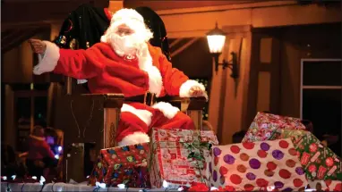  ?? RECORDER FILE PHOTO ?? Santa Claus is shown during the Children’s Christmas Parade in 2019. It’s proposed this year for the parade to be held on Saturday morning, December 4, beginning at 10 a.m.