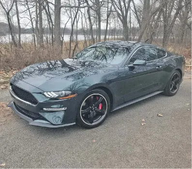  ??  ?? The 2019 Ford Mustang Bullitt honours the 50th anniversar­y of the movie starring Steve McQueen.