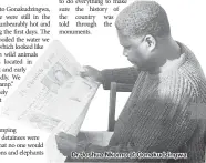  ??  ?? Dr Joshua Nkomo at Gonakudzin­gwa