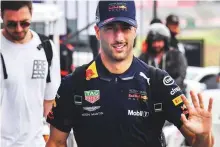  ?? AFP ?? Red Bull’s Daniel Ricciardo says he is motivated to finish off with a win at the season-ending Abu Dhabi Grand Prix.