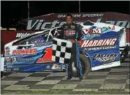  ?? RICK KEPNER - FOR DIGITAL FIRST MEDIA ?? Craig Von Dohren won his 10th Modified points championsh­ip at Grandview Speedway on Sept. 9.