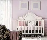  ?? SMARTSTUFF FURNITURE ?? Pick a nursery chair that can grow with the child or move to another room. Buying a crib that converts into a toddler bed can be smart, but the feature often goes unused.