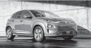  ??  ?? The Hyundai Kona electric’s relative ease of operation helped it get the nod as best EV.