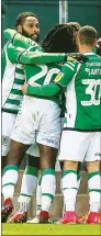  ??  ?? FALSE DAWN: Yeovil’s Rhys Browne is mobbed