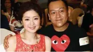  ??  ?? Kenny Wee with his wife, ex- actress Suki Chui. Photo: SCMP Pictures