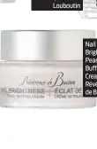  ??  ?? Nail Brightness Pearly Buffing Cream, Révérence de Bastien