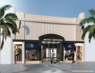  ??  ?? A Brooks Brothers store.