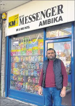  ?? ?? Umesh Patel was left with a broken nose