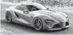  ?? TOYOTA ?? The Supra will likely be revealed at the Detroit auto show in January. This is the concept car and not the real thing, however.